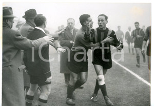 1955 CALCIO INTER-ATALANTA sospesa causa nebbia - Gino ARMANO e José GARCIA