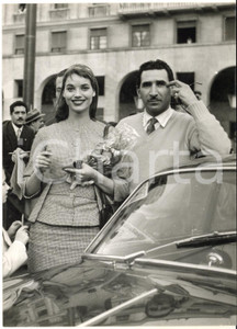 1958 s. l. RALLY DEL CINEMA Elsa MARTINELLI e Aldo APPIGNANI *Foto 13x18 cm