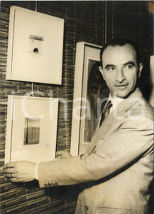 1959 ROMA CINECITTA' - Mostra Arte Figurativa - Regista Alberto LATTUADA *Foto