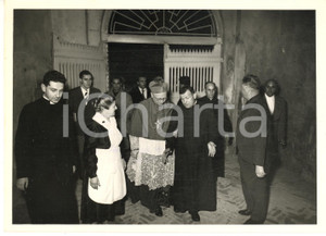 1956 GRAZZANO Mons. Giuseppe ANGRISANI visita il gen. Pietro Badoglio *Foto