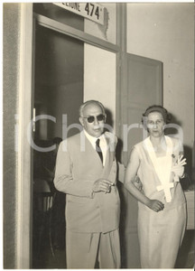 1959 PALERMO ELEZIONI REGIONALI On. Antonino VARVARO alle urne *Foto 13x18