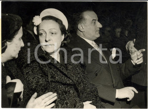 1954 TORINO Giovanni CARCATERRA nuovo capo della Polizia con la moglie *Foto