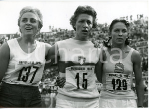 1959 TORINO UNIVERSIADI Atletica 200 m - Giuseppina LEONE Barbara JANISZEWSKA
