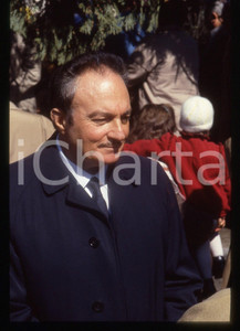 35mm vintage slide* 1986 MILANO Enio SINDONA al funerale di Michele SINDONA (1)