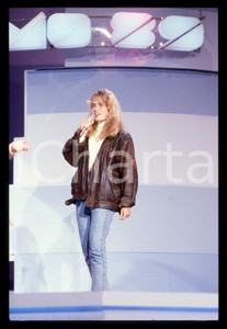 35mm vintage slide* 1989 FESTIVAL DI SANREMO Ylenia CARRISI al Teatro ARISTON 11