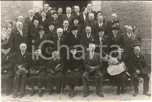 1954 SAINT-MARTIN-D'HARDINGHEM Festa nozze d'oro e d'argento di 50 coppie *Foto