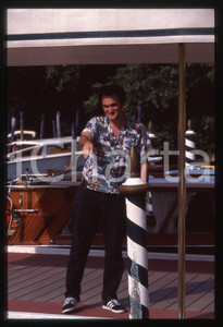 35mm vintage slide* 1995 ca VENEZIA Quentin TARANTINO alla Mostra del Cinema (8)