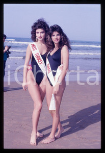 35mm vintage slide* 1988 RAGUSA - MISS EUROPA Limor MAGEN Sebnem TAN Ritratto 2