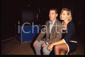 35mm vintage slide* 1990 RAI 2 - ROCK CAFE' Paolo DINI Francesca CALLIGARO (2)