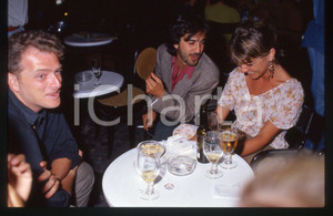 35mm vintage slide* 1990 ca ROMA - Alexandra LA CAPRIA e Guidalberto TORLONIA 7