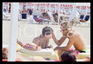 35mm vintage slide* 1990ca MARINA DI PIETRASANTA - Bjorn BORG e Loredana BERTÈ 4