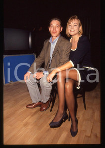 35mm vintage slide* 1990 RAI 2 - ROCK CAFE' Paolo DINI Francesca CALLIGARO (5)