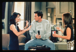35mm vintage slide*1995ca FRIENDS - Matt LeBLANC Courteney COX Jennifer ANISTON 