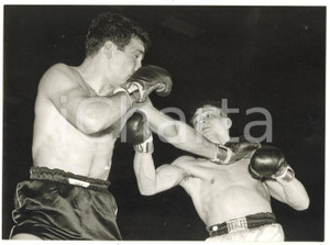 1957 MILANO BOXE Titolo europeo pesi leggeri - Duilio LOI batte Felix CHIOCCA