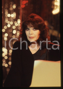 35mm vintage slide* 1985ca MUSICA Juliette GRÉCO Ritratto della cantante (4)