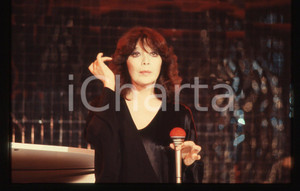 35mm vintage slide* 1985ca MUSICA Juliette GRÉCO Ritratto della cantante (2)