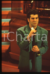35mm vintage slide* 1992 SANREMO - BRACCO DI GRACI Ritratto del cantante (7)