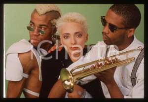 35mm vintage slide* 1990ca MUSICA FLIM FLAM GANG Ritratto - House music (2)