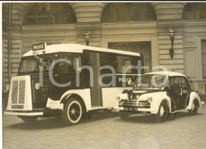 1957 PARIS Préfecture de Police - Les nouveaux cars de secours *Photo 18x13 cm