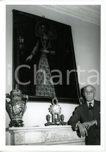 1959 TORINO - Conte Carlo BISCARETTI DI RUFFIA nella sua abitazione *Foto 13x18