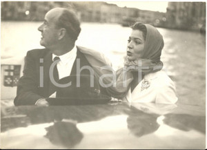 1958 VENEZIA MOSTRA DEL CINEMA Arrivo di Anthony MANN e Sarita MONTIEL - Foto