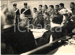 1959 TORINO Processo spionaggio militare pro JUGOSLAVIA - Imputati in aula