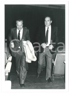 Fotografia d epoca originale 1985 ca ITALIA Carlo PERETTI Amministratore delegato HONEYWELL Foto 18x24 cm 1
