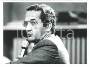Fotografia d epoca originale 1985 ca ITALIA Avvocato Italo CASTALDI Ritratto  Foto 24x18 cm 1