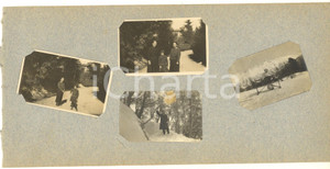 Fotografia d epoca originale 1913 Area di ST. MORITZ  Famiglia in vacanza  Ritratti 5 Lotto 4 foto VINTAGE 1