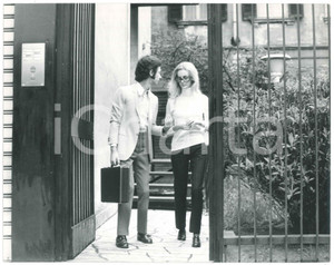 Fotografia d epoca originale 1969 GOSSIP I GIGANTI Checco MARSELLA con la moglie Maggan DANIELSON 13 Foto 1
