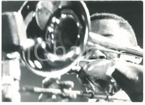 Fotografia d epoca originale 1963 SANREMO Jazz Festival  Curtis FULLER Trombonista  Foto 18x13 cm 1