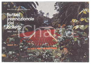 Cartolina originale da collezione 1982 GENOVA NERVI Festival internazionale del balletto  Cartolina FG NV 1