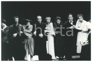 Fotografia d epoca originale 1980 ca TEATRO RÃªves   Regia Philippe ADRIEN Foto di scena 24x16 cm 1