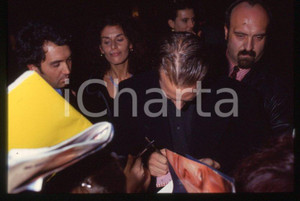 Fotografia d epoca originale Kevin COSTNER  ITALIA 1991 Evento Robin Hood 35 mm vintage slide 6 1