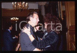 Fotografia d epoca originale Kevin COSTNER  ITALIA 1991 Evento Robin Hood 35 mm vintage slide 14 1