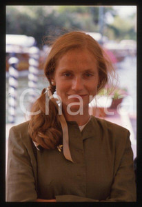 Fotografia d epoca originale Isabelle HUPPERT  Mostra del Cinema di VENEZIA 1985 ca 35mm vintage slide 4 1