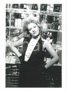 Fotografia d epoca originale 1985 ca MUSICA ITALIA Cantante Tiziana RIVALE  Ritratto 1 Foto 1