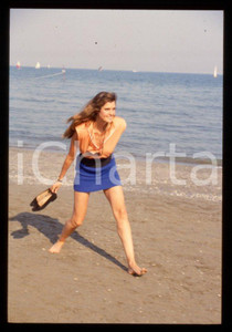 Fotografia d epoca originale Carol ALT  Lido di VENEZIA Mostra del Cinema 1988  35 mm vintage slide 25 1