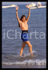 Fotografia d epoca originale Carol ALT  Lido di VENEZIA Mostra del Cinema 1988  35 mm vintage slide 26 1