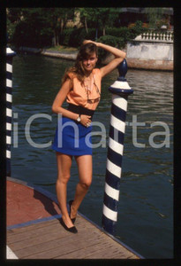 Fotografia d epoca originale Carol ALT  VENEZIA Mostra del Cinema 1988  35 mm vintage slide 1 1