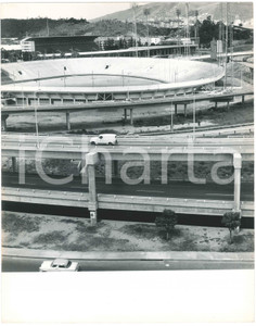 Fotografia d epoca originale 1970 ca CARACAS VENEZUELA Autostrada  Veduta aerea 4 Foto 24x30 cm 1
