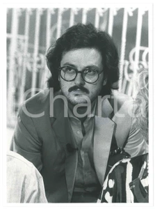 Fotografia d epoca originale 1985 RAI UNO Italia mia  Gigi MARZULLO Ritratto del giornalista Foto 24x18 cm 1