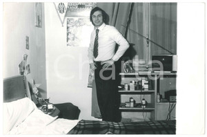 Materiale cinematografico d’epoca 1971 CALCIO  JUVENTUS Gianluigi SAVOLDI nella propria casa 4 Foto 30x20 cm 1