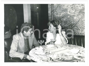Fotografia d epoca originale 1985 ca CINEMA  Ettore SCOLA con Margarethe Von TROTTA  Foto 24x18 cm 1