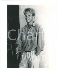 Fotografia d epoca originale 1985 ca CINEMA James WILBY Ritratto dell attore  Foto 20x25 cm 7 1