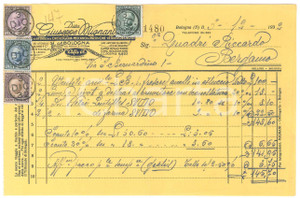 Documento originale, autentico 1932 BOLOGNA Via Roma 2  Giuseppe MIGNANI Forniture per orologeria Fattura 5 1