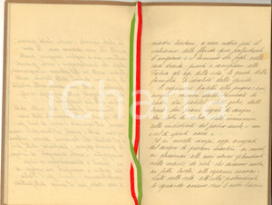 Manoscritto, lettera originale 20 Settembre 1915 ANONIMO TORINO Glorie e speranze nostre  Discorso patriottico 1