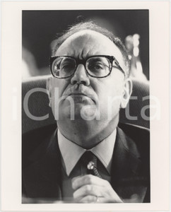 Fotografia d epoca originale 1985 ca PARTITO SOCIALISTA Rino FORMICA Politico PSI Foto 20x25 cm 4 1
