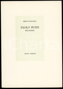 1969 FUTURISMO Emilio GUICCIARDI Paolo Buzzi, milanese - Tipografia Campi (2)