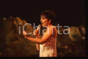 Fotografia d epoca originale Liza MINNELLI  40Â° Festival di SANREMO 1990 35mm vintage slide 3 1